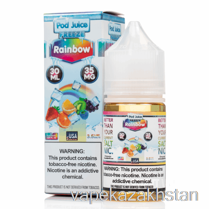 Vape Kazakhstan FREEZE Rainbow - Pod Juice - 30mL 35mg